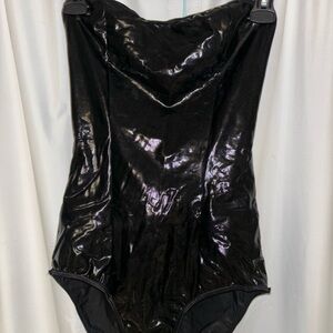 Dolls Kill Black Shiny Bodysuit